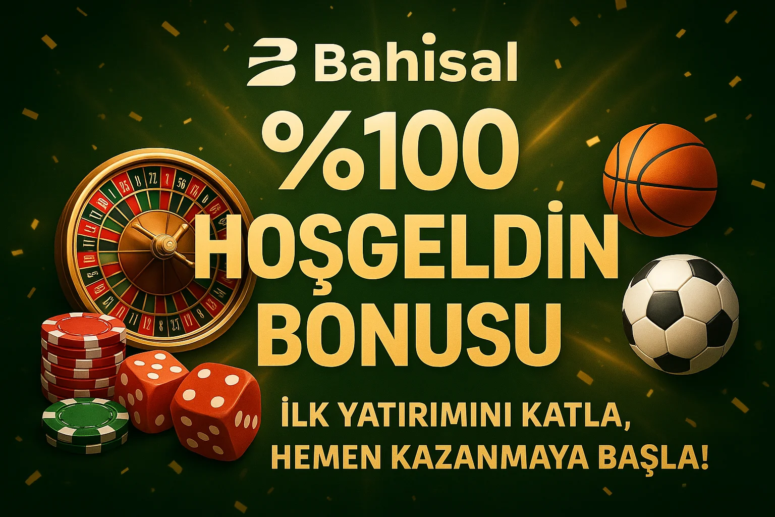 Bahisal %100 hoşgeldin bonusu
